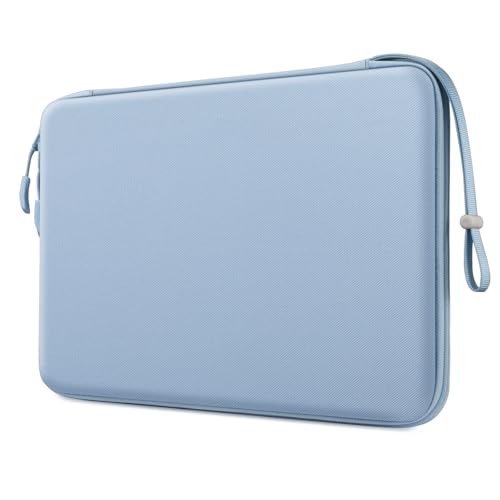 FINPAC Hard Laptop Sleeve Case for 15.3 inch MacBook Air M5 M4 M3 M2 (2026-2023) A3448 A3241 A3114, 16.2 inch MacBook Pro 2026 M5/M4/M3/M2/M1 Pro/Max, Waterproof Case for Surface Laptop, Ice Blue - color: Ice Blue, size: 15-16-inch MacBook Air/Pro