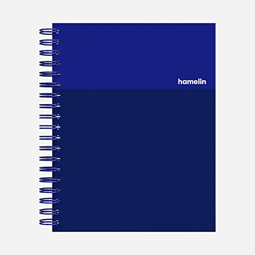 Hamelin, Spiral Notebook, 8x10in, College Ruled, Hardcover, 75shts/150 Pages, 1 Subject Notebook, ELECTRIC Blue - color: ELECTRIC Blue