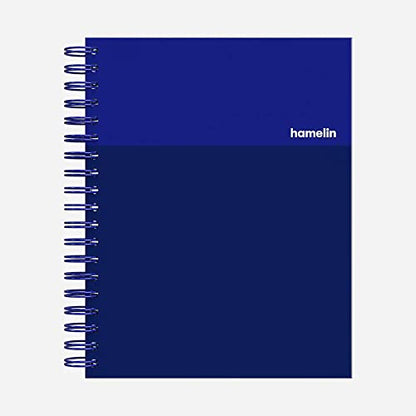 Hamelin, Spiral Notebook, 8x10in, College Ruled, Hardcover, 75shts/150 Pages, 1 Subject Notebook, ELECTRIC Blue - color: ELECTRIC Blue