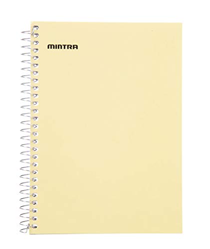 Mintra Office Small Spiral Notebooks (5x7 Side Spiral 4pk, Pastel) - color: Pastel, size: 5x7 Side Spiral 4pk