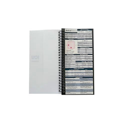 ICU Tall Notebook 2-Pack – Intensive Care Unit Rounding Templates for Medical Students, ICU Residents, NP, PA