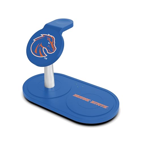 SOAR Collegiate 3-in-1 Wireless Charging Station - color: Boise State Broncos