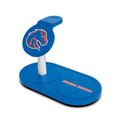 SOAR Collegiate 3-in-1 Wireless Charging Station - color: Boise State Broncos