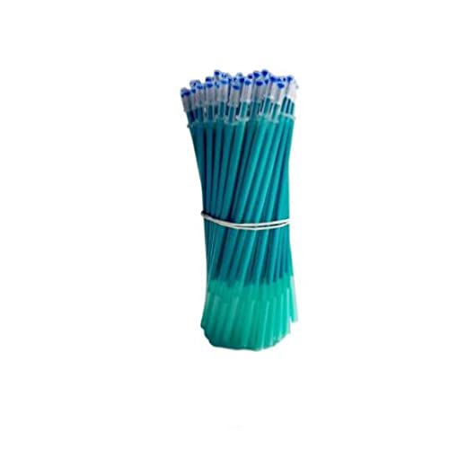 25pcs/Set Erasable Gel Pen Refills Rod 0.5mm Washable Handle Magic Erasable Pen for School Pen Writing Tools Kawaii Stationery (11 Green) - color: 11 Green