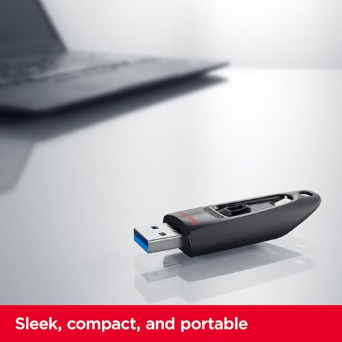 SANDISK 1TB Ultra USB 3.0 Flash Drive - Up to 130MB/s Read speeds - Black - SDCZ48-1T00-G46 - size: 1TB
