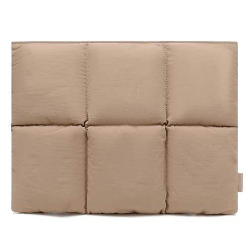 KAYOND Puffy Laptop Sleeve 15inch 16 inch, Pillow Shape Laptop Sleeve, Compatible MacBook Air 15 in M4 2025 & MacBook Pro 16 in M4 2024,Khaki - color: Khaki, size: For 15"-16" MBA/MAP M4 M3 M2 M1