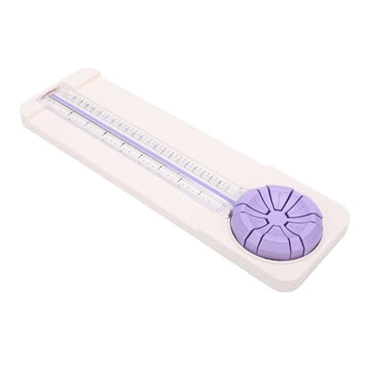 Hilitand Portable 6 in 1 Paper Cutter for Various Crafts, Versatile Trimmer for 22cm Wide Paper, Compact Cutting Tool for Classroom Settings