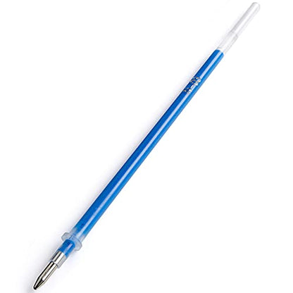 OfficeGoods Gel Pen Refills - 24 Individual Colors - Fits Most Gel Pens - Fast Drying Ink - Perfect for Artists, Adult & Kids Coloring Books, Mandalas, Nature - 2 Pack - Blues - color: Blue
