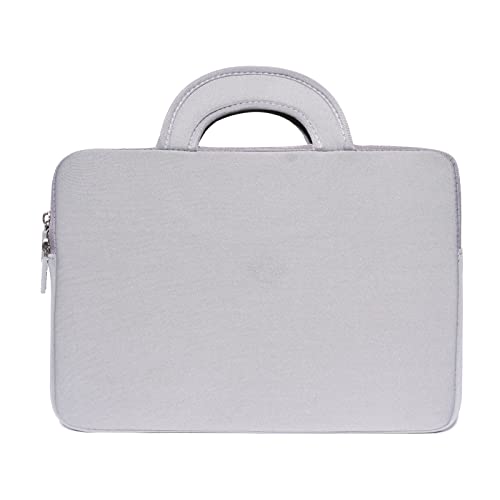 amCase Chromebook Case/Carry Sleeve with Handle-Black (11.6-12 inch, Grey) | Travel laptop bag - color: Grey, size: 11.6 to 12 inch