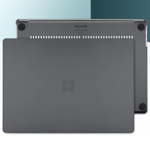 Batianda Premium Case for Surface Laptop 13.8 Inch 2024-2026, Matte Black | Fits Surface Laptop 7th/8th for Business 1.2mm Lightweight Ultra-Slim Hard Shell with Keyboard Cover & Screen Protector - color: Matte Black