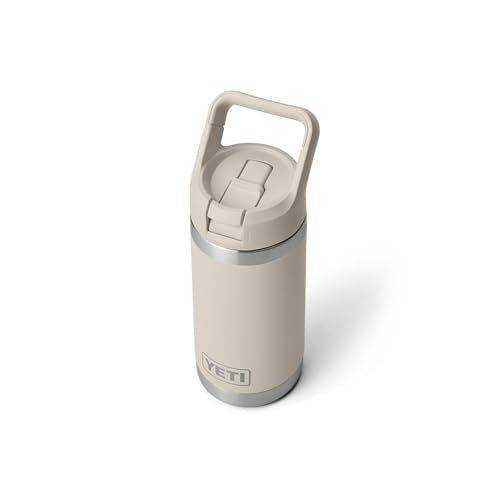 YETI Rambler Jr. 12 oz Kids Bottle, with Straw Cap - color: Cape Taupe