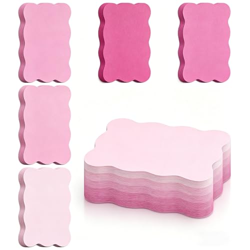 Whaline 150 Pack Pink Index Cards 3 x 5 Inch Colored Cardstock Flashcard 5 Colors Gradient Pink Blank Index Cards for Note-taking Studying Organizing School Office Supplies - color: Pink