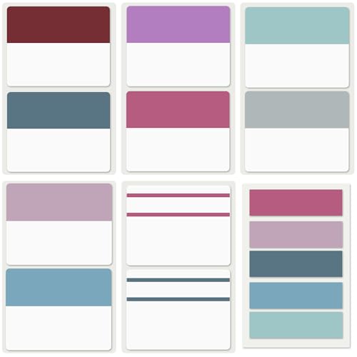 ELII 300 PCS Sticky Index Tabs 2 Inch Book Tabs Page Markers Lavender | Writable and Repositionable,File Tabs Self Adhesive, Labels for Pages Notebooks,Smooth writing,Transparent,Safety Material - color: Lavender