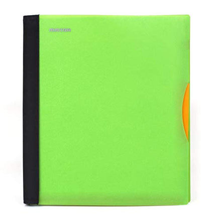 Mintra Office Durable PREMIUM Spiral Notebook, ((Green, 1 Subject, 8.5in x 11in)), Fabric Covered Coils, No Snags, Removable Adjustable Pocket Dividers, Ruler, Organization, Customizable - color: Green, size: 1 Subject (8.5in x 11in)