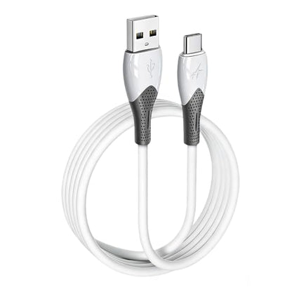 USB A to USB C Fast Charging Cable 3FT 5-Pack, USBA to USBC 100W Fast Charging Cable & 480Mbps, Android Auto and CarPlay Cable Cable for Google Pixel,Samsung Galaxy,iPhone 15/16/17 and More-White