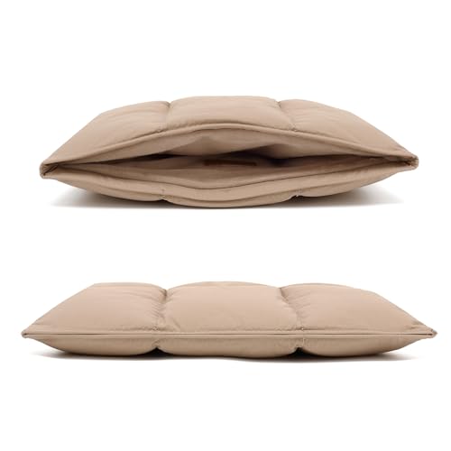 KAYOND Puffy Laptop Sleeve 13 Inch 14 inch, Pillow Shape Laptop Sleeve, Compatible MacBook Pro 13inch 14 Inch M4 M5 Pro/Max, MacBook Air M1 M2 M3 M4 2026, Khaki - color: Khaki, size: For 13"-14" MBA/MAP M4 M3 M2 M1