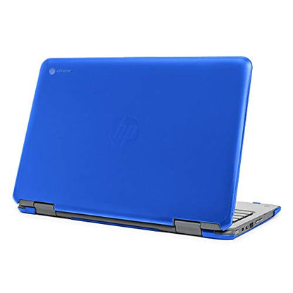 mCover Case Compatible for 2020～2022 11.6" HP Chromebook X360 11 G3 EE / G4 EE Laptops Only (NOT Fitting Any Other HP Models) - Blue - color: Blue