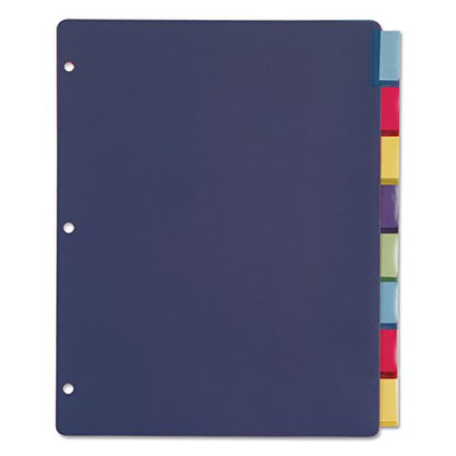Cardinal Binder Dividers, 5 Multicolor Tabs with Inserts, Flexible Lightweight Plastic Dividers For 3 Ring Binders - size: 5 Count (Pack of 1)