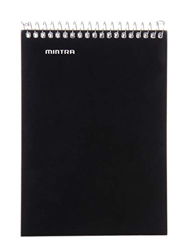 Mintra Office Small Spiral Notebooks (5x7 Top Spiral 4pk, Primary) - color: Primary, size: 5x7 Top Spiral 4pk