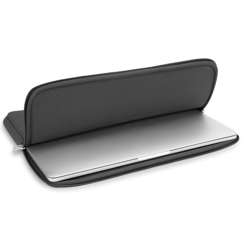 RAINYEAR Laptop Sleeve Case Compatible with 13.3 Inch Notebook Computer Tablet Chromebook 14" MacBook Pro/Max M1 M2 M3 M4 M5 Soft Carrying Bag Zipper Protective Cover with Accessories Pouch (Gray) - color: Gray, size: 13"-13.3"