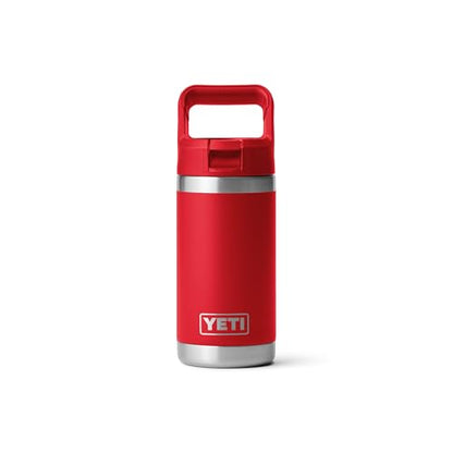 YETI Rambler Jr. 12 oz Kids Bottle, with Straw Cap - color: Rescue Red