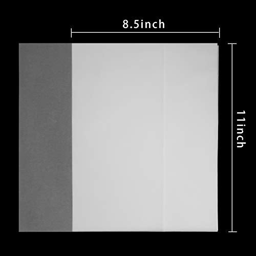 WeLiu Vellum Paper 8.5 x 11 Translucent Printable 65 Sheets for Tracing 50LBS/73GSM