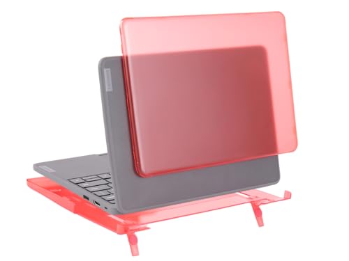mCover Hard Case ONLY Compatible for 2024~2025 11.6" Lenovo 100E Chromebook Gen 4 (with Intel CPU and Model# 83G*) Laptop Computer (NOT Fitting Any Other Lenovo Models) - Red - color: Red