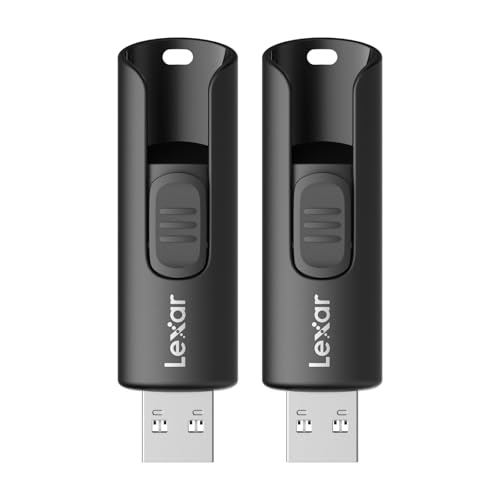 Lexar 128GB 2-Pack Flash Drive A30E USB 3.2 Gen 1, USB Drive up to 100MB/s, Storage Expansion and Backup for PC and Mac Systems - size: 128GB