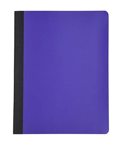 Mintra Office Poly Composition Book (3 Pack, Teal Purple White) - color: Teal, Purple, White, size: 7.5in x 9.75in (3 Pack)