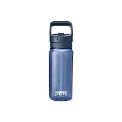 YETI Yonder 600 ml/20 oz Water Bottle with Yonder Straw Cap, Navy - color: Navy, size: 20 Ounces