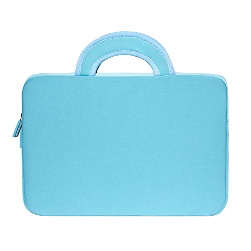 amCase Chromebook Case-11.6 to12inch Neoprene Sleeve with Handle-Turquoise | Travel laptop bag - color: Turquoise, size: 11.6 to 12 inch