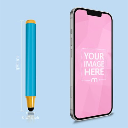 AGREJO Kid-Friendly Stylus Pens for Touch Screens, Crayon Stylus Pen for iPhone Ipad Air Mini Pro, Fire HD Kids Tablet, Android Tablet, Dragon Touch - Blue Pink Green Purple Red (5 Pack)