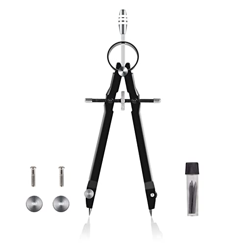 Compass Set Professional Compass Math Geometry Kit Math Precision Painting Round Metal Compass Student Stationery School Supplies Compasses Sets