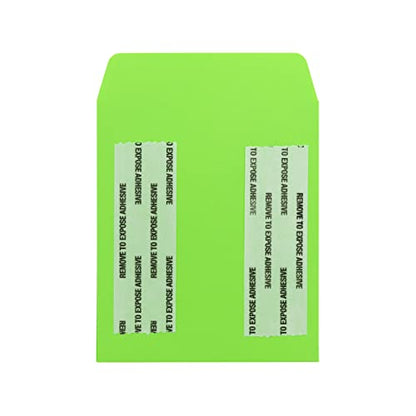 Hygloss 30 Pcs Library Card Pockets 3.5x5 Inch - Self-Adhesive Pocket Envelopes - Light Green Classroom Envelope Pockets - Ideal for Organizing - Colorful Small Library Book Pocket - color: Light Green, style: 30 Pockets