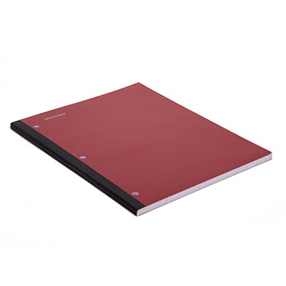 Mintra Wireless Notebook 3pk - 80 Sheets - College Ruled (Arctic Ice, Chili Oil, Green Olive) - color: Arctic Ice, Chili Oil, Green Olive