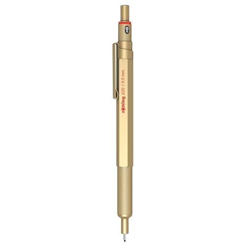 ROTTLING Mechanical Pencil Gold 600 2158796 0.5mm rOtring Mechanical Pencil Fine Writing Stationery German Drafting Pen Professional Ballpoint Pen