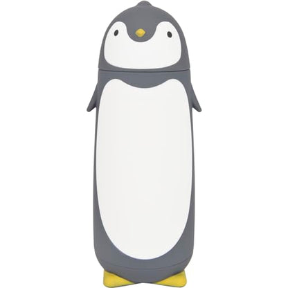 Penguin Insulated Water Bottle - Stainless Steel Vacuum Double Walled Bottle Flask Travel Mug for Kids, Students, 9.6oz, Grey - color: Gray