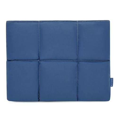 KAYOND Puffy Laptop Sleeve 15inch 16 inch, Pillow Shape Laptop Sleeve, Compatible MacBook Air 15 in M4 2025 & MacBook Pro 16 in M4 2024,Blue - color: Blue, size: For 15"-16" MBA/MAP M4 M3 M2 M1