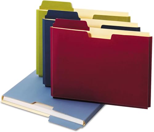 Pendaflex Globe-Weis/Pendaflex File Folder Pockets, 150 Sheet Capacity, Letter Size, Double Top, 1/3 Cut Tabs, Assorted Colors, (FP153L10 ASST) 10 Count(Pack of 10) - size: Letter (Pack of 10)