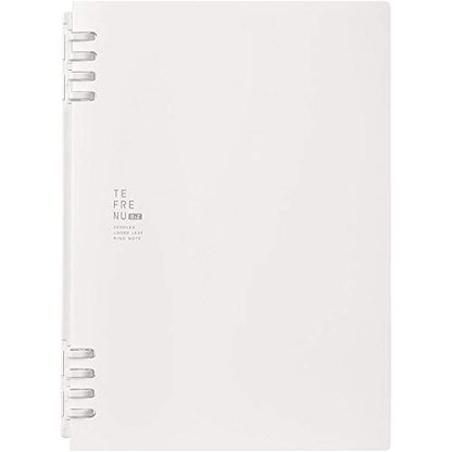 King Jim 9854TEB Tefline Biz A5 Ring Notebook - size: A5, style: White