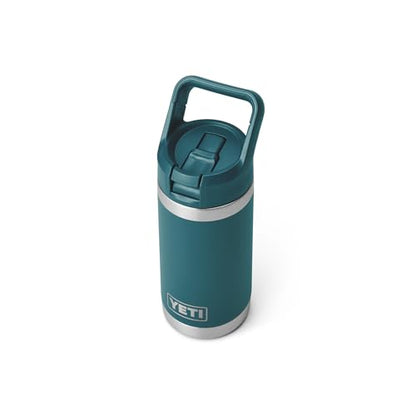 YETI Rambler Jr. 12 oz Kids Bottle, with Straw Cap - color: Agave Teal