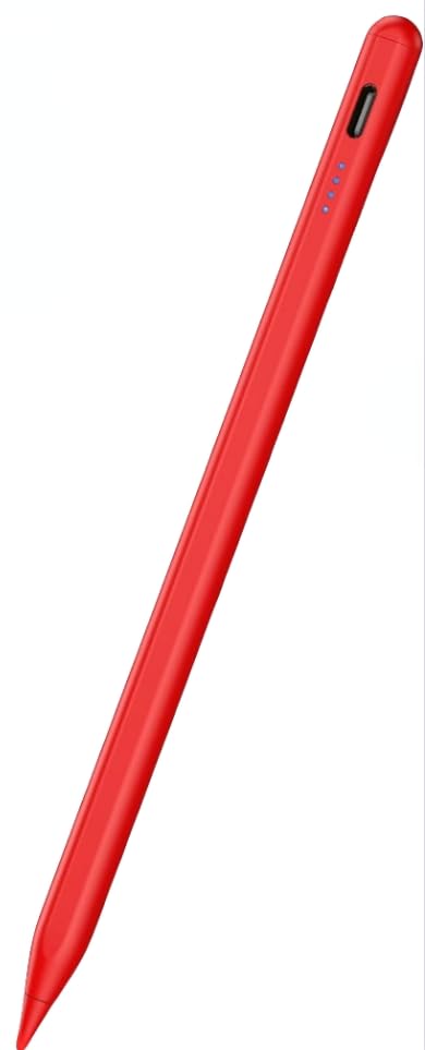 Stylus Pen for Samsung Galaxy Tab A11+/A11/A9+/A8/A7 Tablet Pens for iOS/Android/Windows Stylists Pen with Dual Touch Screen Stylus Pencil (Red) - color: Red