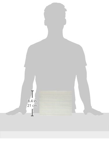 School Smart-85353 Skip-A-Line Ruled Writing Paper, 3/8 Inch Ruled Short Way, 8 x 10-1/2 Inches, White, Pack of 500 - size: 8" x 10.5" - 3/8" Ruled