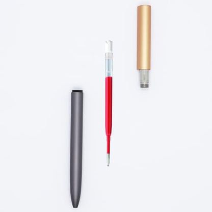 DunBong G2 Gel Ink Pen Refills, for Retractable Gel Pens, 0.5mm Fine Point, Pack of 5 (Red) - color: Red