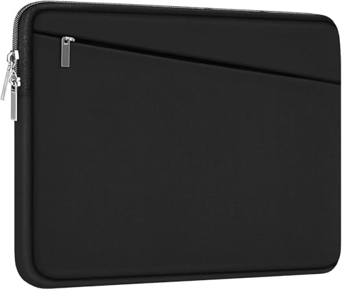 15 Inch Laptop Sleeve, Durable Computer Carrying Bag Protective Case Cover Briefcase Handbag with Front Pocket, Slim Laptop Case Cover for 15.4 Inch HP, Dell, Lenovo, Asus, Notebook, Black - color: Black, size: 15 Inch