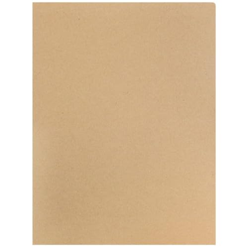 LUXPaper 9" x 12" Presentation Folders | Two Pocket | Grocery Bag Brown | 18pt. Cover | 10 Qty - color: 18pt. Grocery Bag