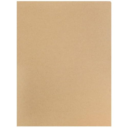 LUXPaper 9" x 12" Presentation Folders | Two Pocket | Grocery Bag Brown | 18pt. Cover | 10 Qty - color: 18pt. Grocery Bag