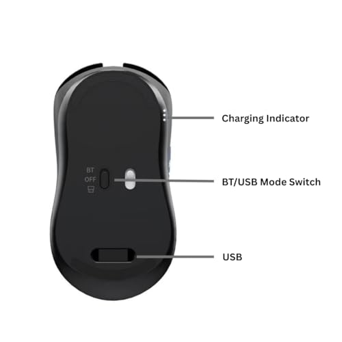 Azpen VoiceX Pro Wireless AI Mouse for PC and Laptop with Voice Input, Live Translation, ChatGPT Support, and One-Touch Search