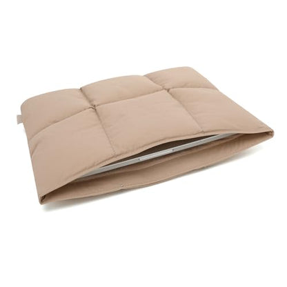 KAYOND Puffy Laptop Sleeve 15inch 16 inch, Pillow Shape Laptop Sleeve, Compatible MacBook Air 15 in M4 2025 & MacBook Pro 16 in M4 2024,Khaki - color: Khaki, size: For 15"-16" MBA/MAP M4 M3 M2 M1