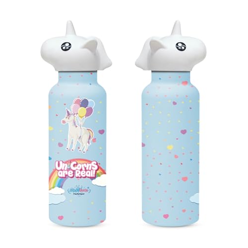 Unicorn Magic Water Bottle - Insulated with Unicorn Design for Enthusiasts – Stainless Steel Water Bottle with Leak Proof Design - 16oz - color: Unicorn Bottle